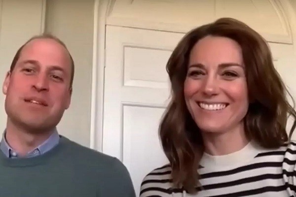Príncipe William e Kate Middleton em entrevista ao BBC Breakfast (Foto: YouTube)