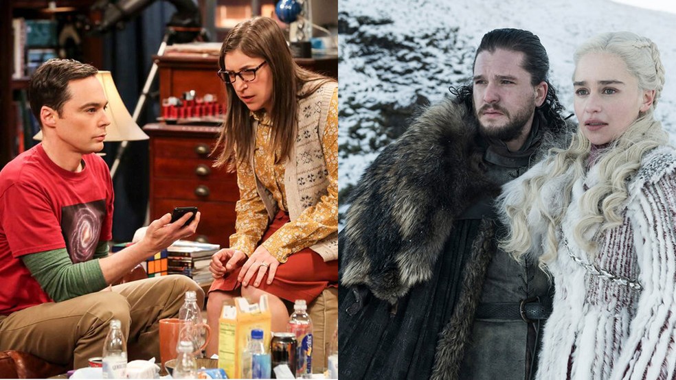 'The Big Bang Theory' e 'Game Of Thrones' terminam na mesma semana e deixam fãs 'órfãos' — Foto: Divulgação