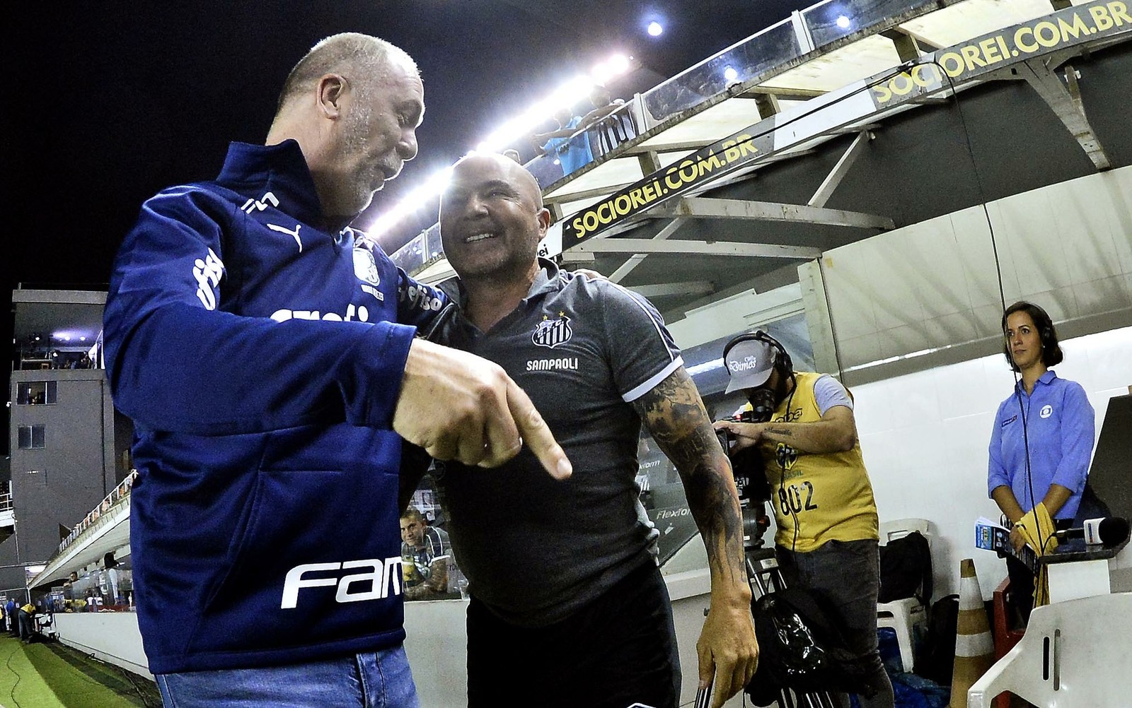 No Palmeiras só se fala no argentino Sampaoli