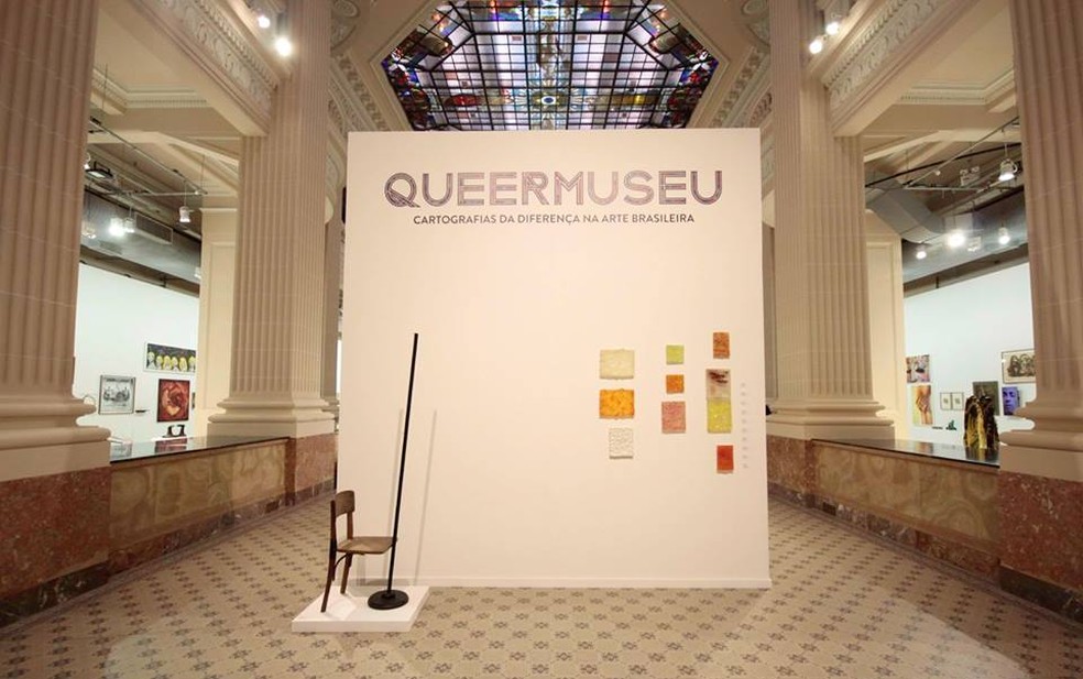 Exposição Queermuseu contava com 90 obras, de 270 artistas nacionais, abriu em 15 de agosto e iria até 8 de outubro (Foto: Marcelo Liotti Junio/Divulgação)