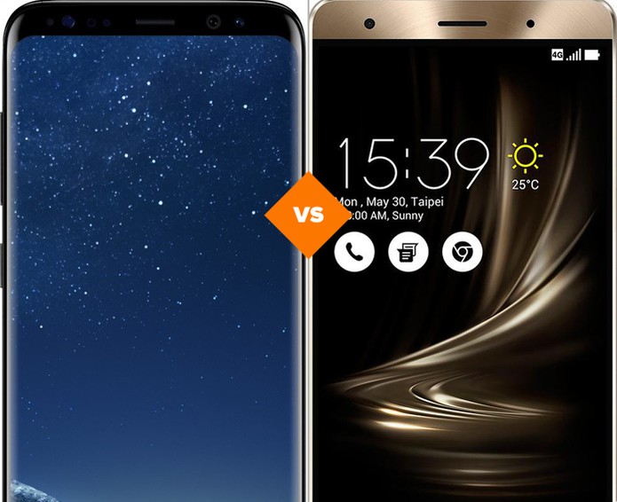 Galaxy S8 ou Zenfone 3 Deluxe? Veja qual o melhor celular (Foto: Arte/TechTudo)