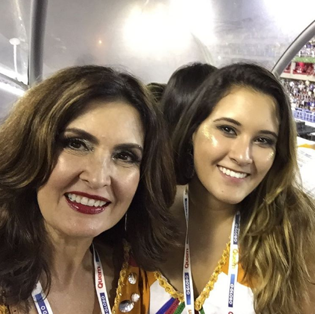 Fátima Bernardes e a filha Laura (Foto: Reprodução/Instagram)