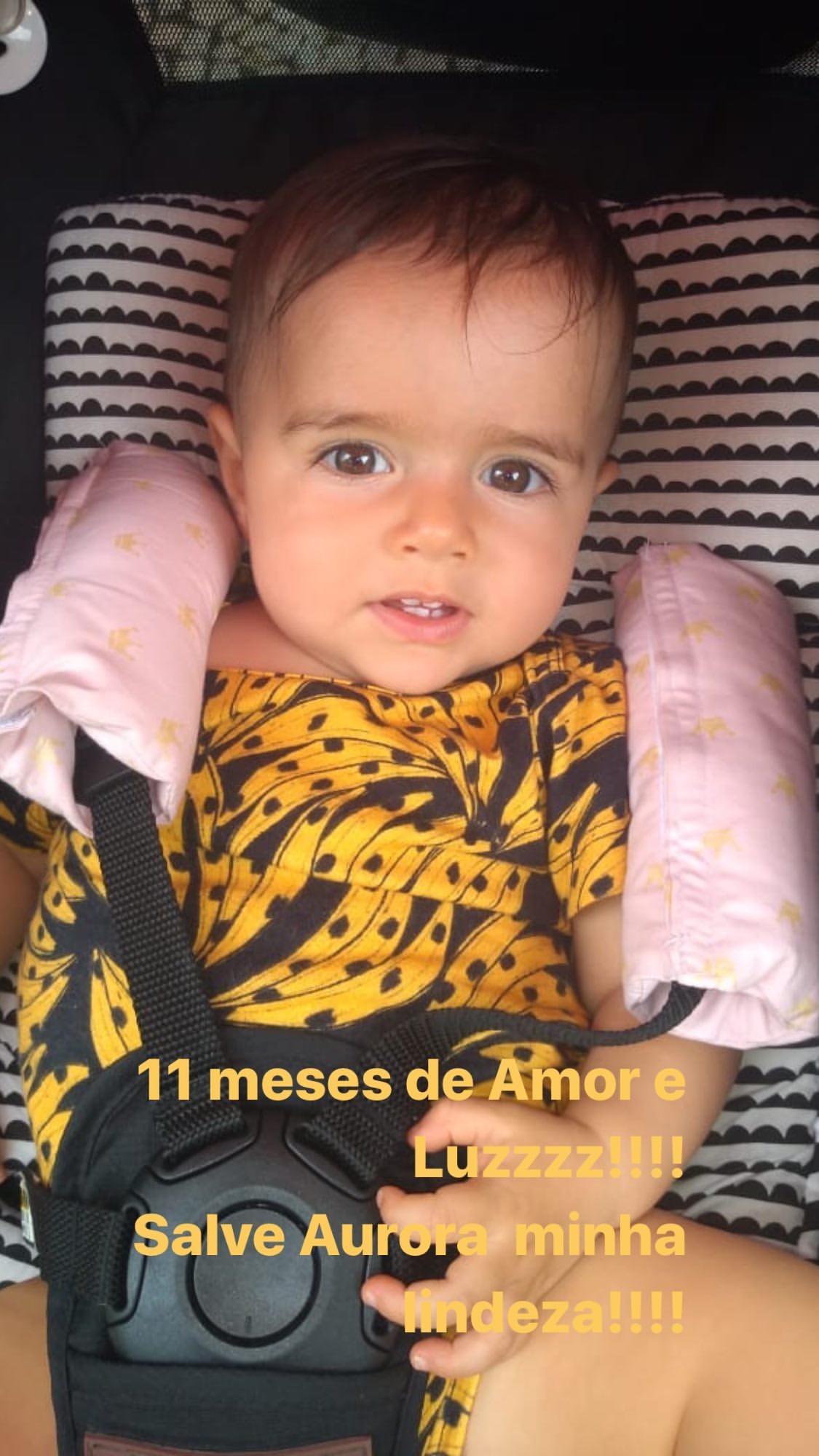 Cissa Guimarães presta homenagem nos 11 meses da neta, Aurora, filha de Thomaz Velho (Foto: Reprodução/Instagram)