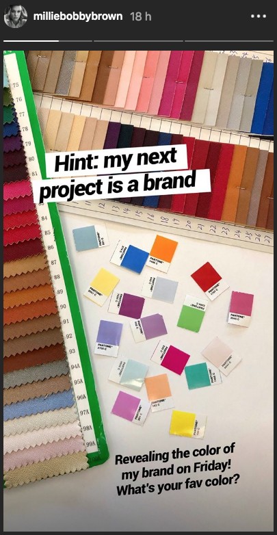 Millie Bobby Brown anuncia que lançará sua marca de roupas (Foto: Reprodução/ Instagram)