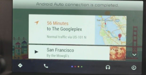 Android Auto é plataforma Android para carros (Foto: Reprodução/Google)
