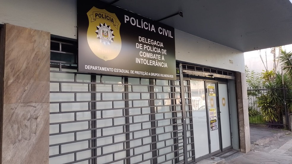 Sede da Delegacia de Polícia de Combate à Intolerância, em Porto Alegre — Foto: Gustavo Chagas/g1