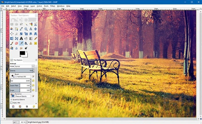 GIMP oferece um editor de imagem gratuito para PC e notebook