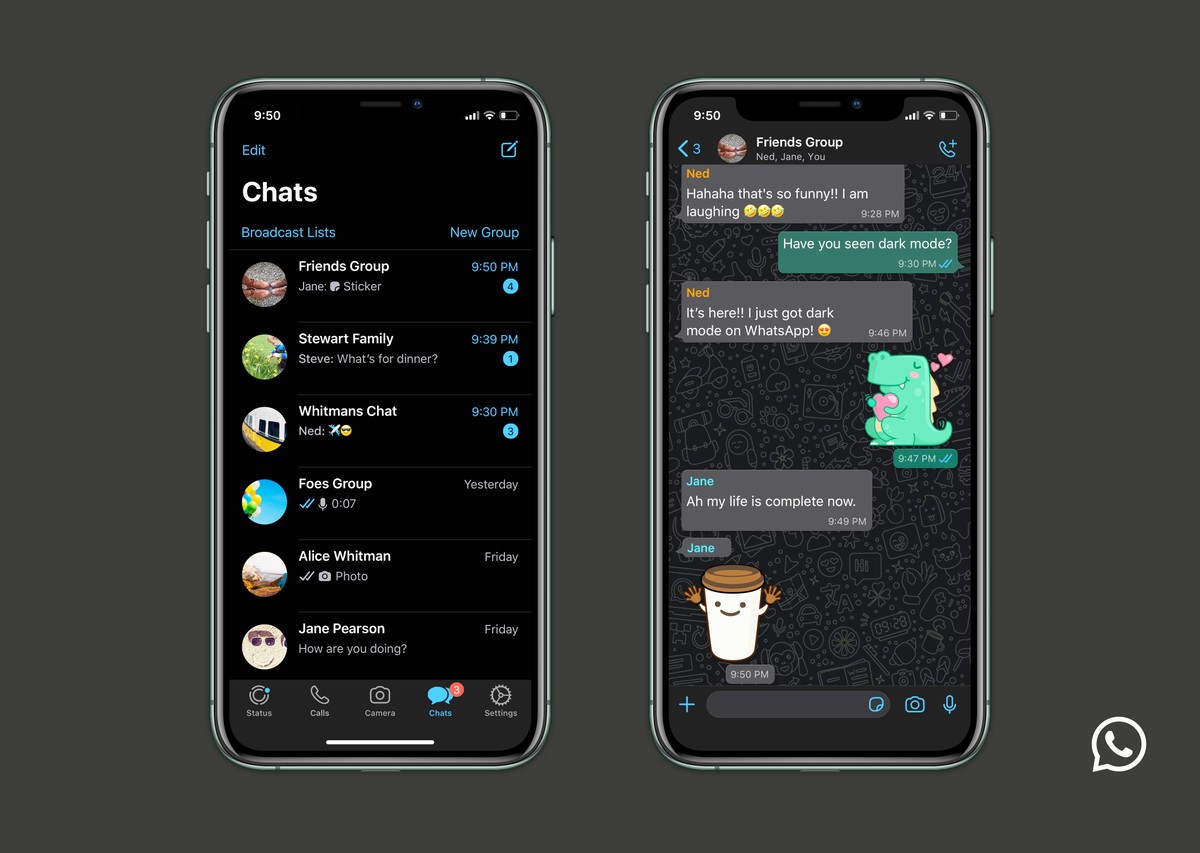 Whatsapp Libera Modo Escuro Para Iphone E Android Veja Como Ativar Tecnologia G1 O pessoal nerd e geek que ama internet, filmes e seriados sobre. whatsapp libera modo escuro para iphone