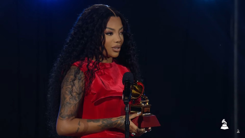 Ludmilla vence Grammy Latino por 'Numanice 2' — Foto: Reprodução