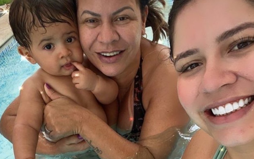 Léo, Ruth Dias e Marília Mendonça — Foto: Reprodução/Instagram