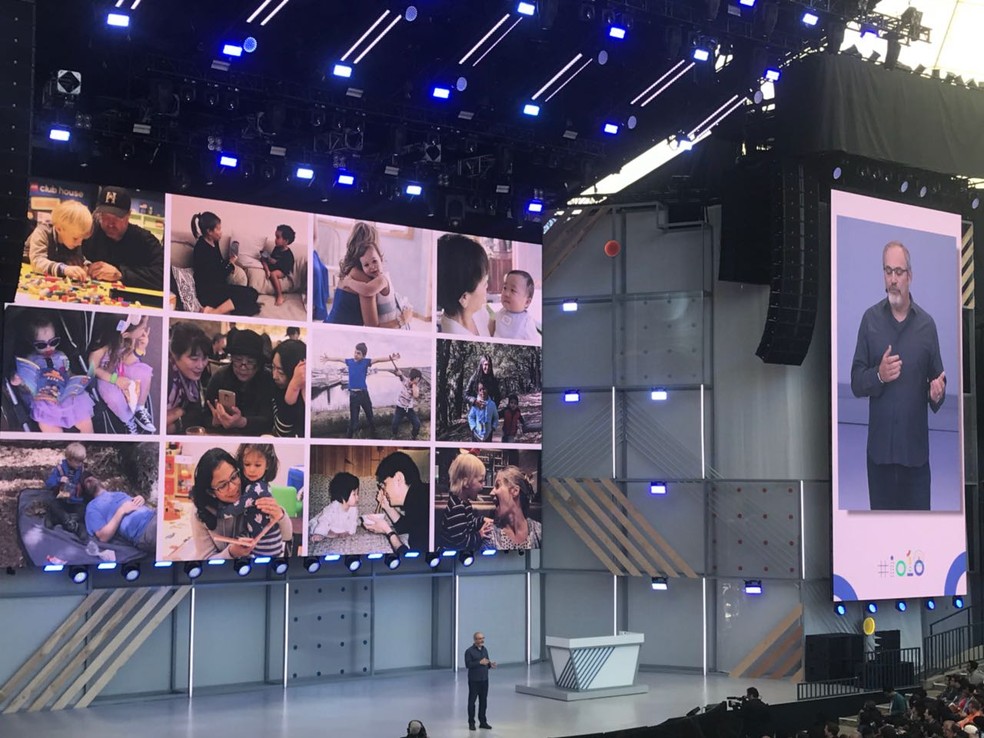 Scott Huffman, vice-presidente do Google, apresenta novas funÃ§Ãµes do Google Assistente (Foto: Helton SimÃµes Gomes/G1)