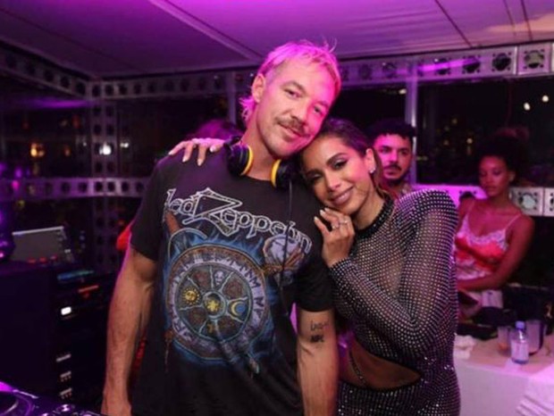 Anitta curte festa com Diplo (Foto: Reprodução/Instagram)