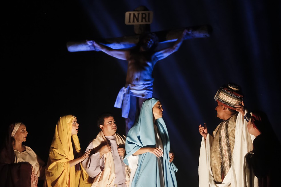 Paixão de Cristo é encenada no Recife há 22 anos (Foto: Andréa Rêgo Barros/Arquivo PCR/Divulgação)