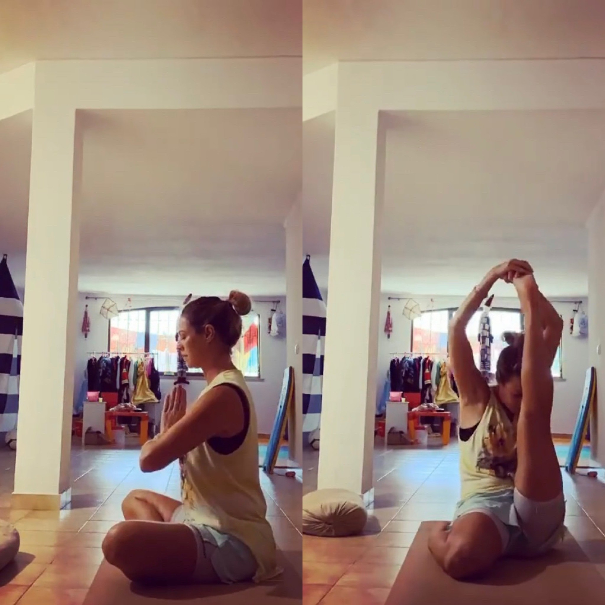 Luana Piovani capricha em série de yoga: 