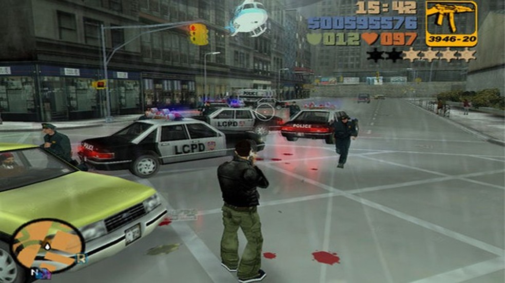 GTA 3 apresentou uma revolução para a série com gráficos em 3D — Foto: Divulgação/Rockstar