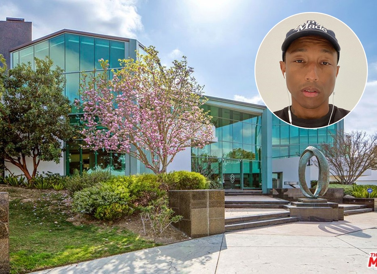 Pharrell Williams vende mansão em Beverly Hills (Foto: Realtor / MLS e Reprodução / Instagram)