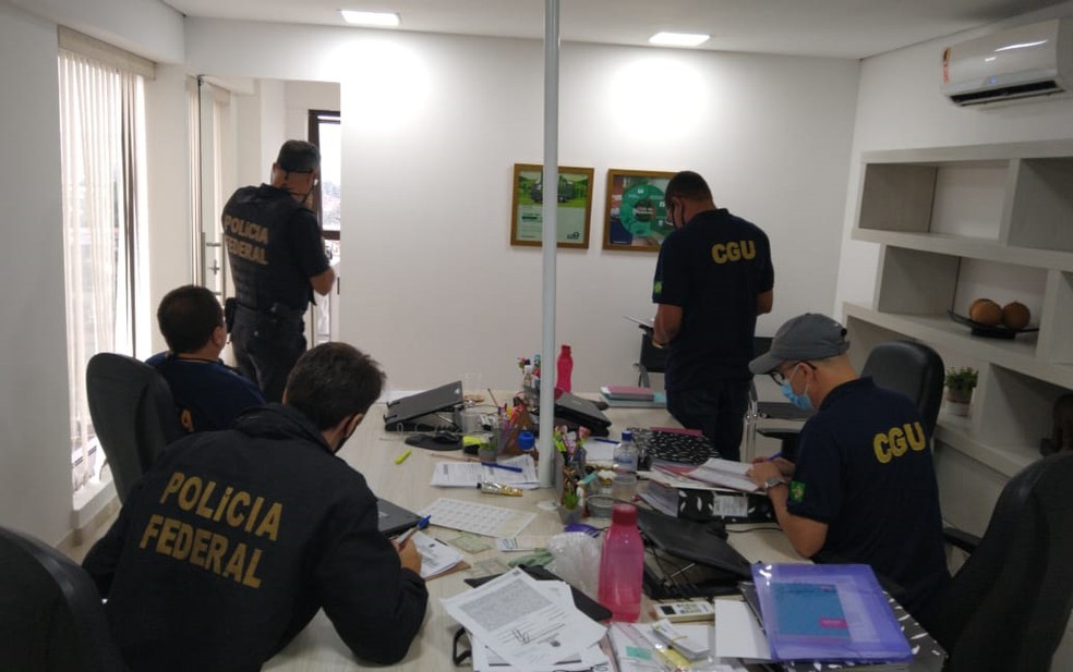 Operação foi deflagrada na manhã desta quinta-feira — Foto: Divulgação/Polícia Federal