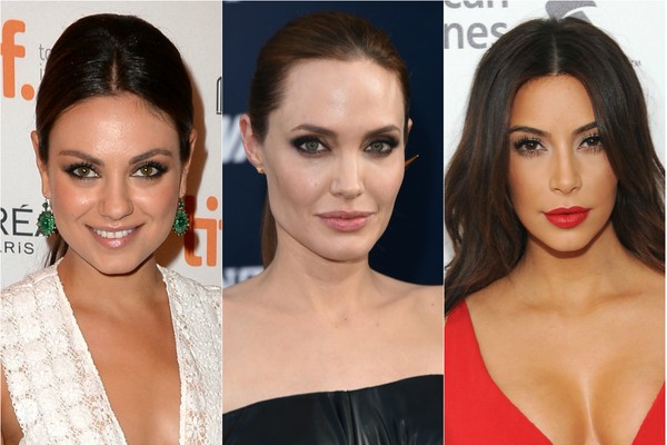 Mila Kunis, Angelina Jolie e Kim Kardashian utilizam tratamentos de beleza pouco convencionais (Foto: Getty Images)