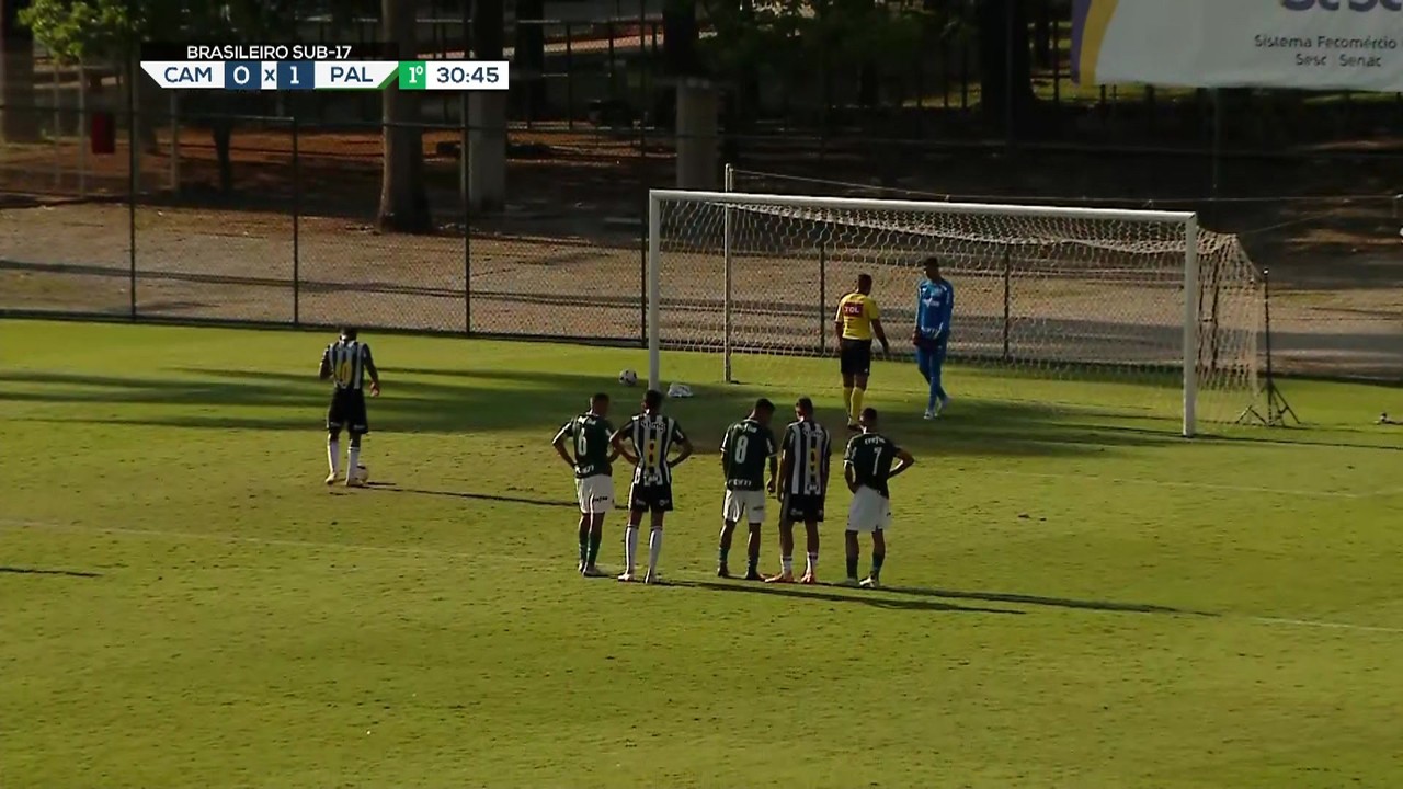 Melhores momentos: Atlético-MG 3 x 2 Palmeiras pelas quartas de final do Brasileirão Sub-17