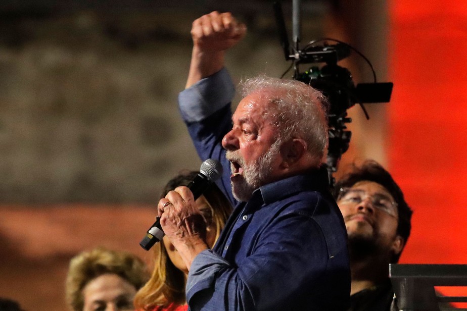 Lula, durante discurso na Avenida Paulista