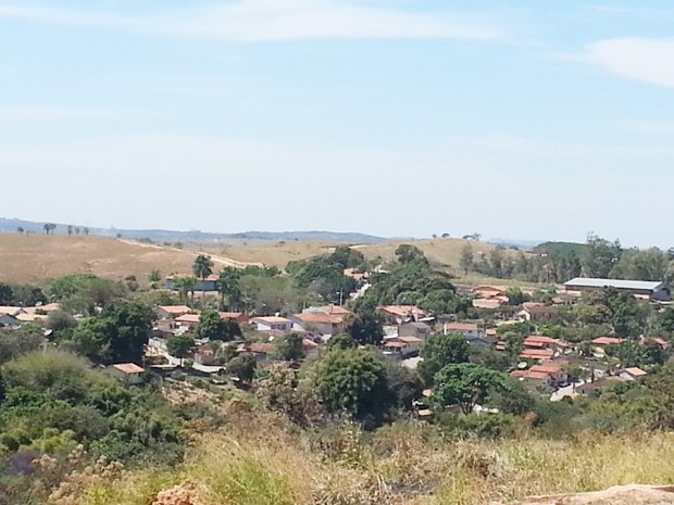Vista de Serra da Saudade (Foto: Anna Lúcia Silva/ G1)