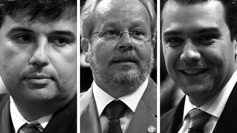 Alerj vai votar se deputados presos devem ser soltos — Foto: Montagem sobre fotos da Alerj/Divulgação