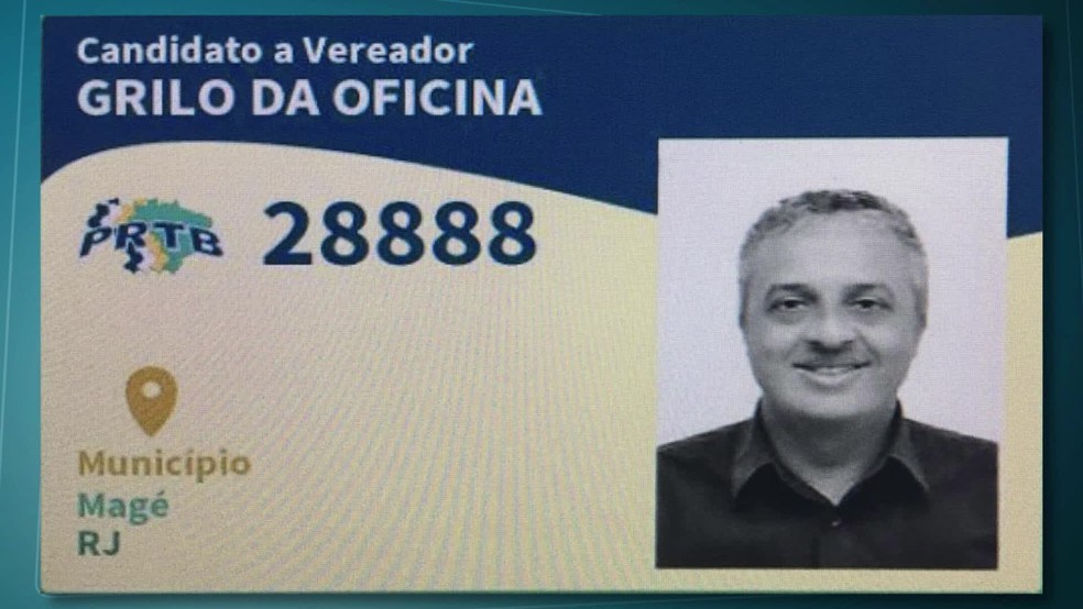 Apontado como recrutador de torcedores para votar no Vasco, Grilo da Oficina foi candidato a vereador de Magé (Foto: Reprodução/TV Globo)