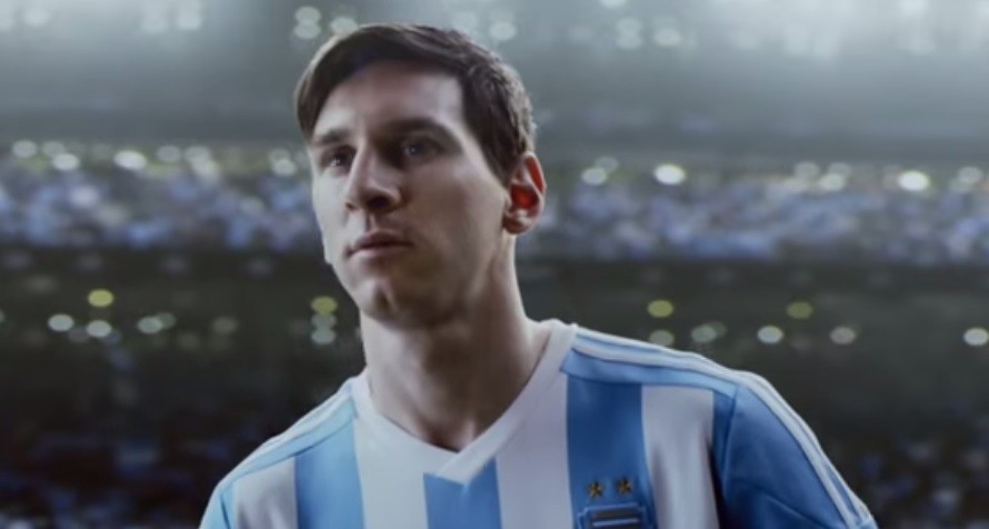 Lionel Messi em novo comercial da Adidas (Foto: reprodução)