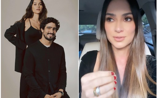 Thaila Ayala desabafa sobre fãs que mandam nudes para Renato Góes: "Podem destruir uma família"