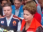 'Impactante', diz Dilma ao sobrevoar município de Virgolândia em MG