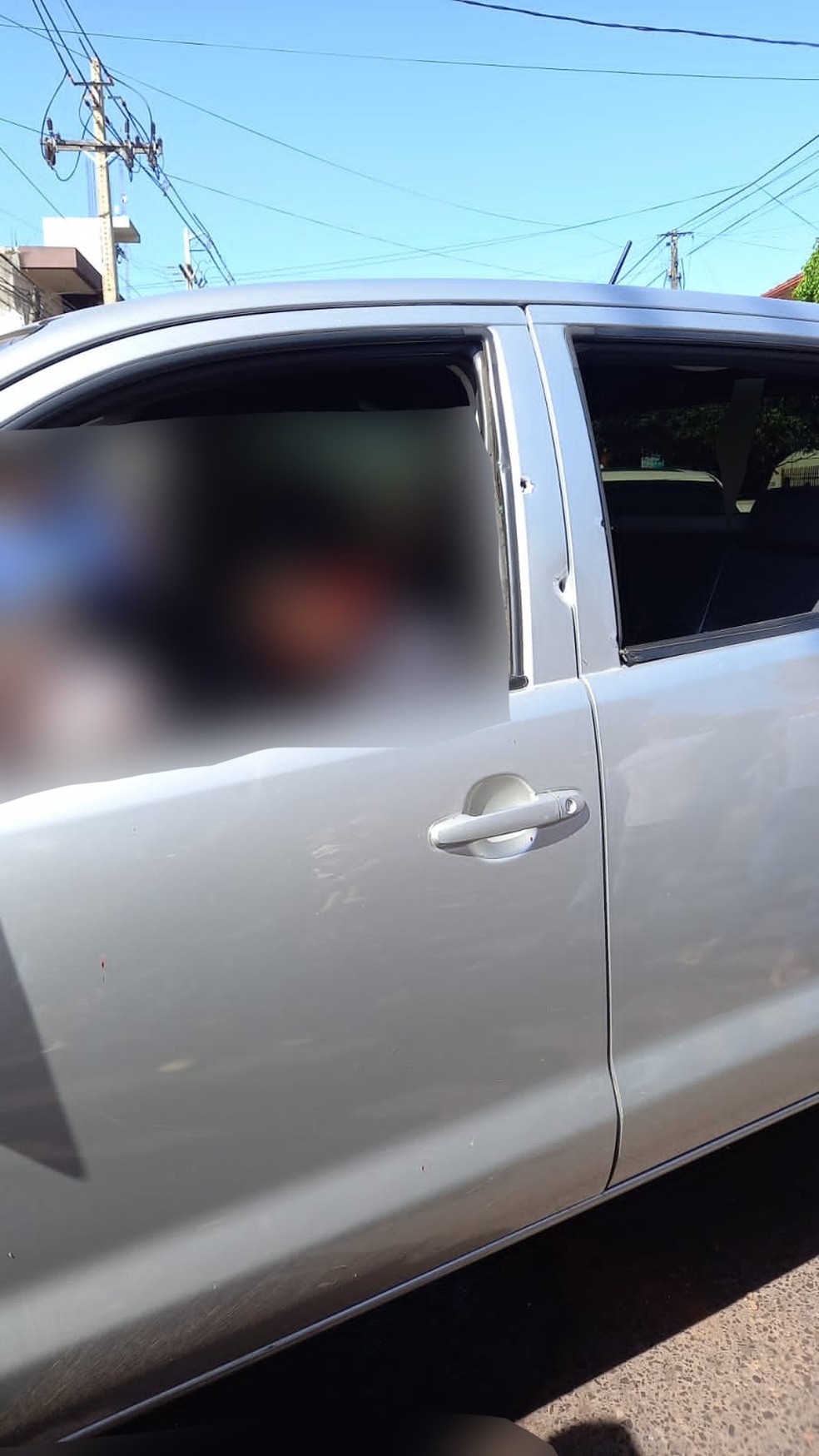 Robert Gabriel Montiel, de 32 anos, foi abordado por uma dupla em uma moto, no centro de Pedro Juan Caballero. — Foto: Reprodução