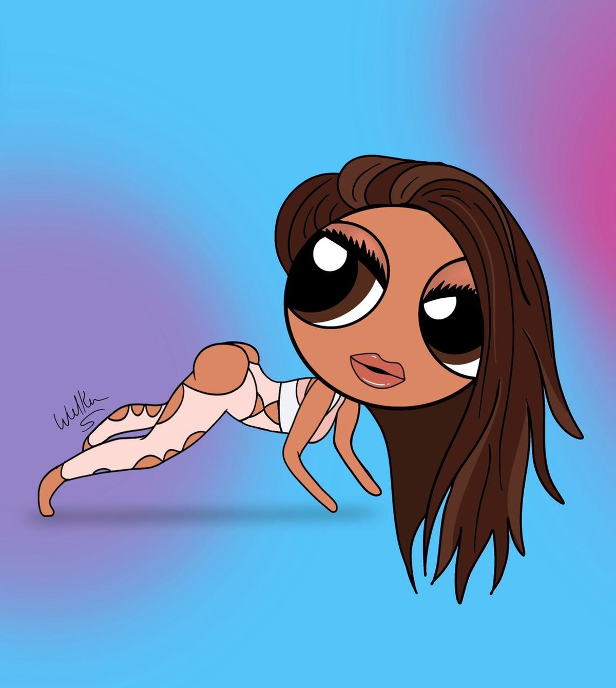 Ilustração de fã de Anitta viraliza e vira arte em fidelidade’ a ‘Envol artista |  Espírito Santo