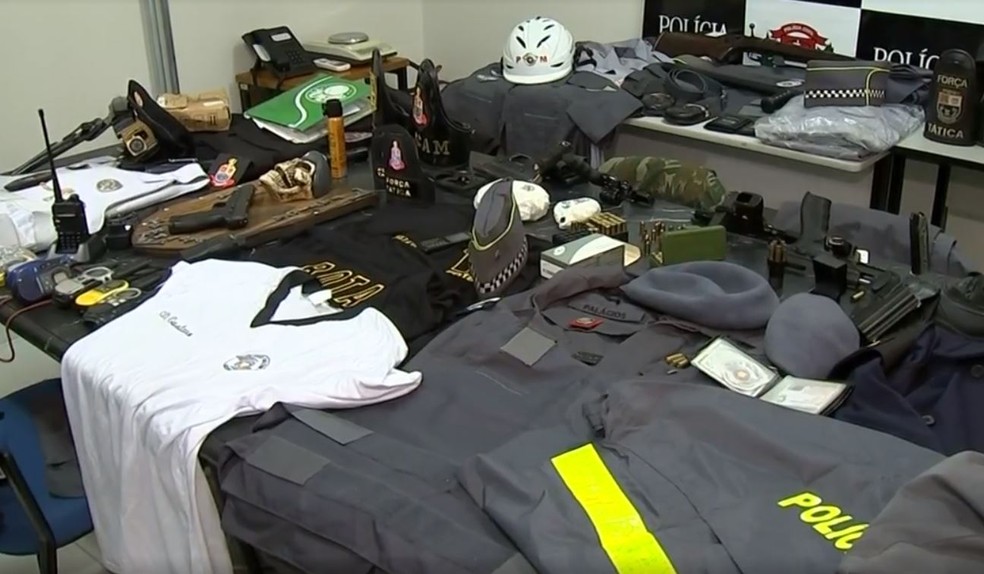 Dez policiais militares são presos durante operação que investiga esquema de propina em Sorocaba — Foto: Reprodução/ TV TEM