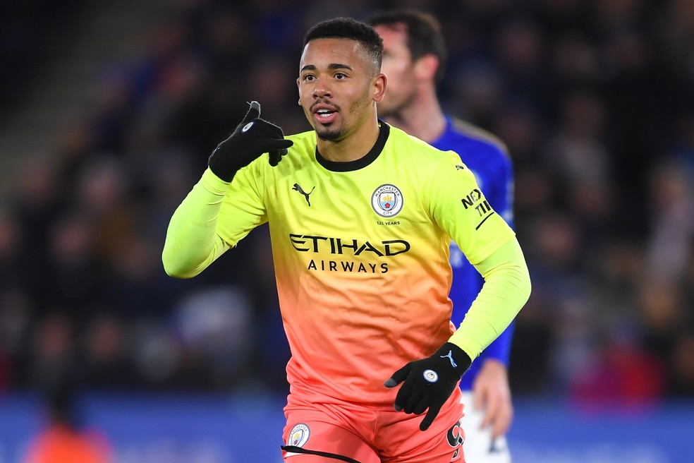 Gabriel Jesus faz 24 anos em 2021 — Foto: Laurence Griffiths/Getty Images