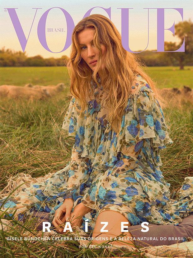 Gisele Bündchen na Vogue Brasil de outubro (Foto: Zee Nunes)
