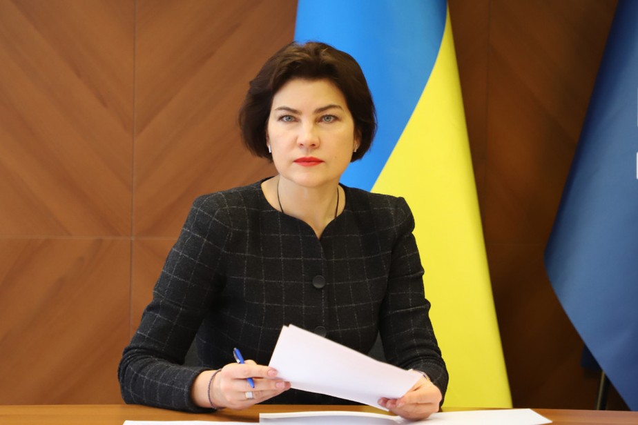 A agora suspensa procuradora-geral da Ucrânia Iryna Venediktova