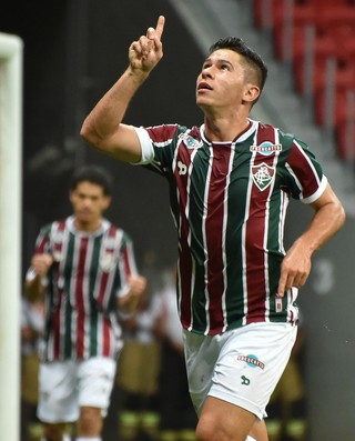 Osvaldo, Fluminense x Inter Primeira Liga 2016 (Foto: Agência Estado)