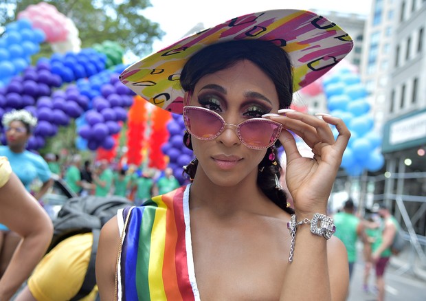 NEW YORK, NEW YORK - JUNE 30:   MJ Rodriquez attends Pride March - WorldPride NYC 2019 on June 30, 2019 in New York City. (Photo by Theo Wargo/Getty Images) (Foto: Getty Images)