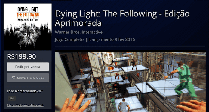 Dying Light: The Following: Edição aprimorada no Xbox One (Foto: Reprodução/Victor Teixeira)