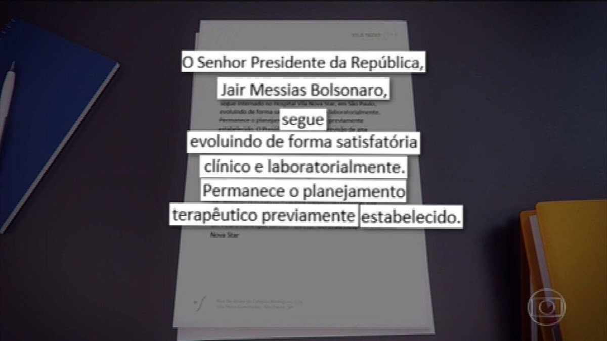 Quadro de saúde de Bolsonaro evolui de forma satisfatória, diz boletim médico - Vimarsana News