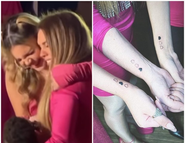 Simony se emociona em aniversário de Aysha e combina tatuagem com filhas (Foto: Ricardo Murdocco/Divulgação)