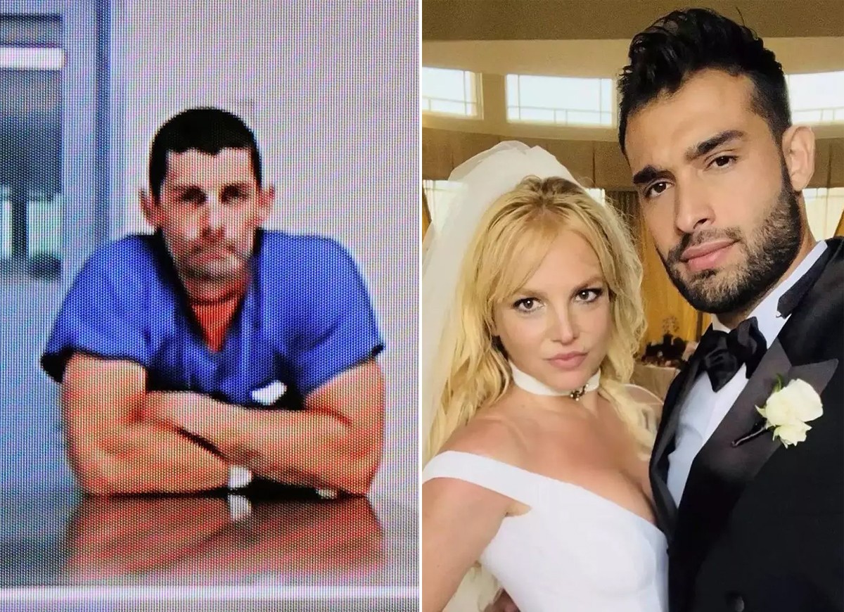 Jason Alexander, ex-marido de Britney Spears, preso ao tentar invadir casamento da cantora com Sam Asghari (Foto: Reprodução)