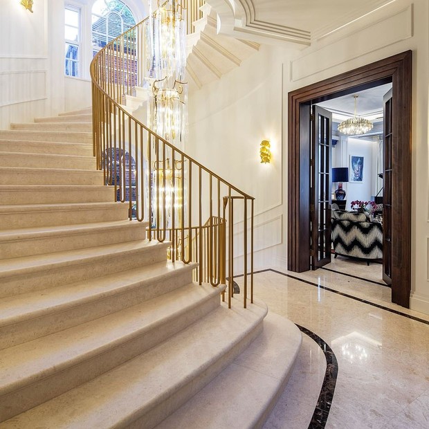 Mansão mais cara de Londres tem 10 quartos e custa R$ 417 milhões (Foto: Divulgação)