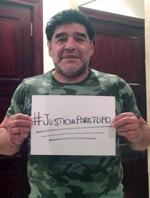 Maradona Justiça jornalista (Foto: Reprodução)