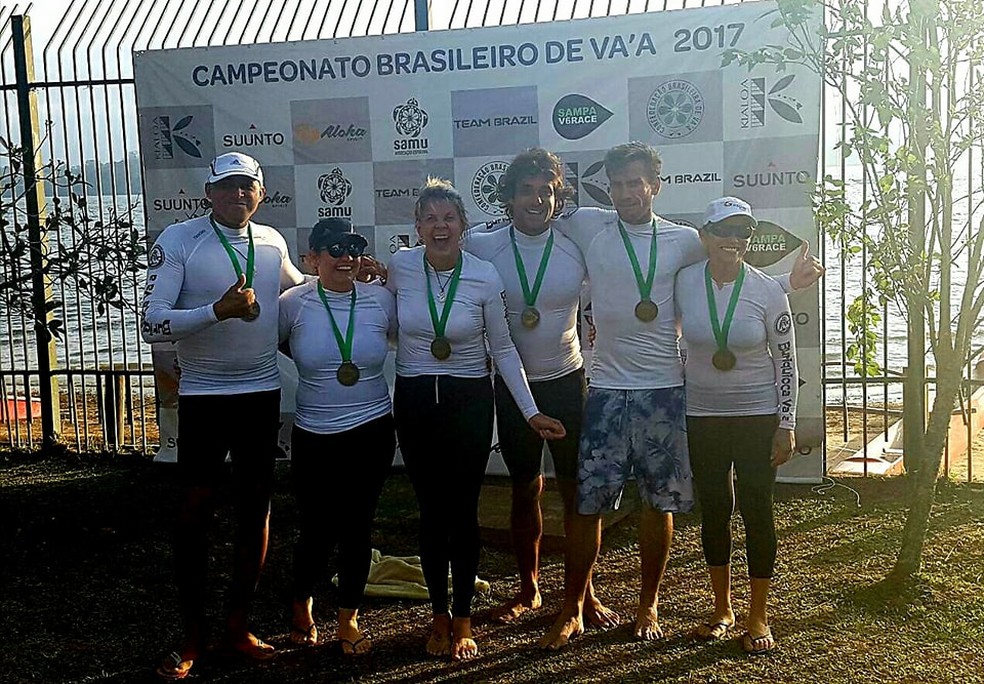 Diego com a equipe mista no campeonato brasileiro (Foto: Arquivo Pessoal)