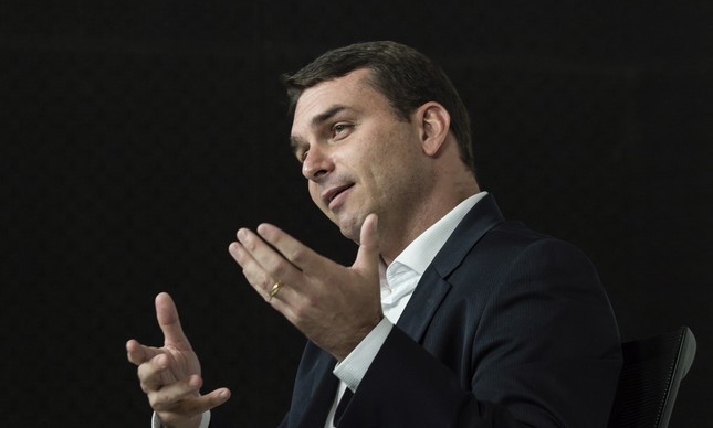 O senador Flávio Bolsonaro (Republicanos/RJ)