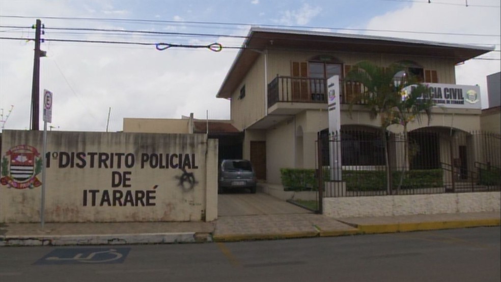 Caso foi registrado no 1º DP de Itararé (SP) — Foto: Reprodução/TV TEM