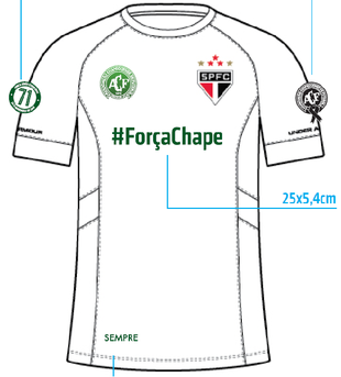Camisa São Paulo Chapecoense (Foto: Divulgação)