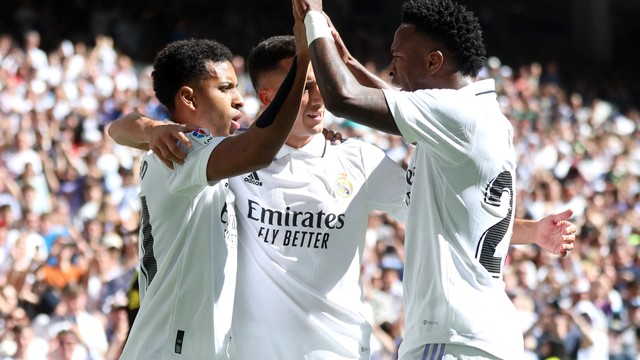 Rodrygo e Vinicius Junior se destacaram em confronto contra o Valladolid