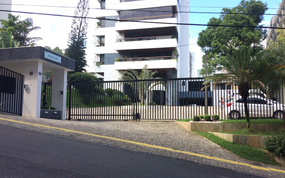 Apartamento de Geddel, localizado na Barra, em Salvador (Foto: Natally Acioli/ G1)